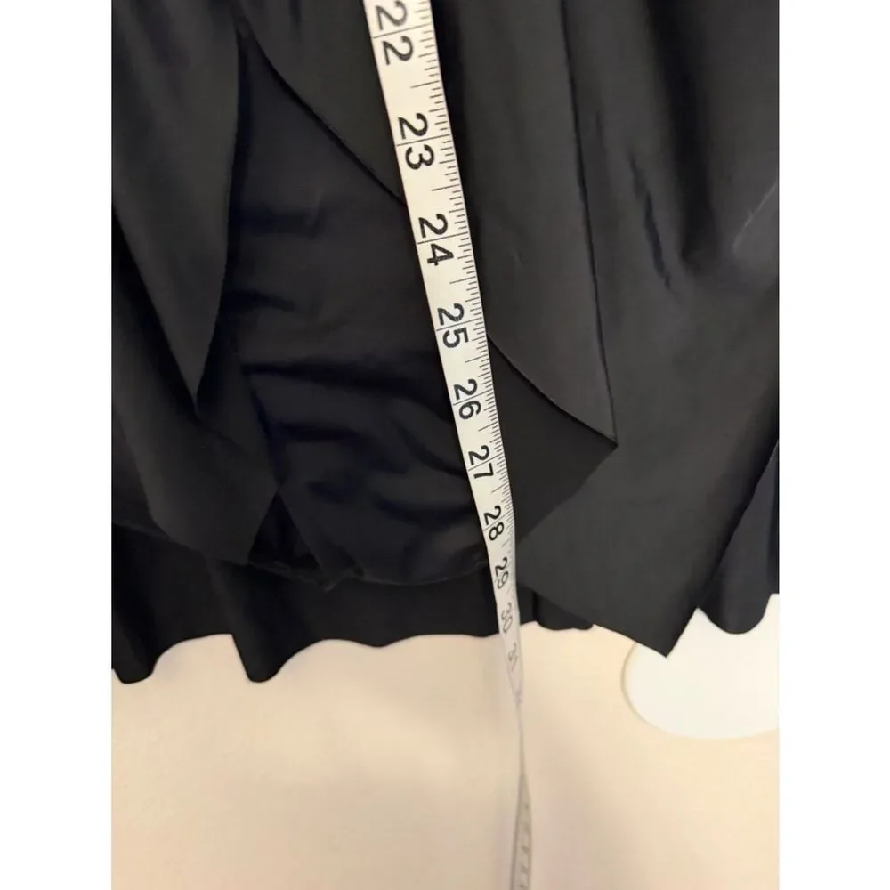 WEISSMAN Ivy Sky Dance Costume black Crystal Cowl Neck Dress D11223 LA adult
